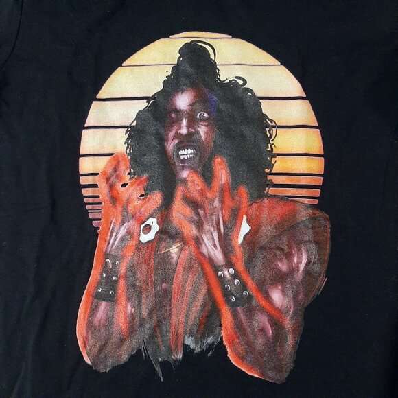 Shonuff glow T-Shirt womens size small black tee The Last Dragon movie shirt New - Picture 2 of 5